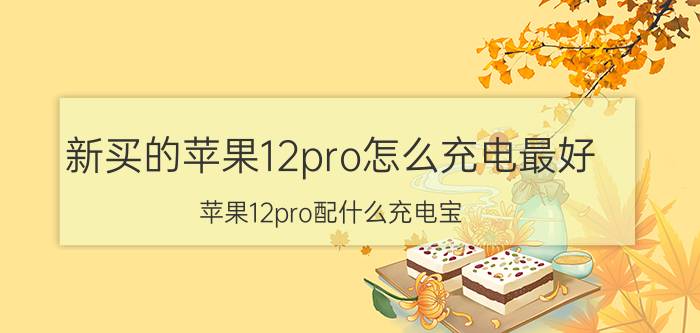 新买的苹果12pro怎么充电最好 苹果12pro配什么充电宝？